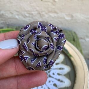 Charvet Silk Lapel Pin